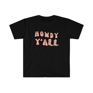 HOWDY Y'ALL Cherrie Boots Graphic Tee